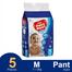 Fresh Happy Nappy Pant System Baby Diaper (M Size) (7-12Kg) (5Pcs) image