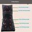 Full Body Vibration Mat with Neck Massager Bed Massaging Pad Cushion with 9 Vibrating Motors image