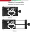 Full Metal Aluminum Alloy Anti-Slip Bracket Mobile Holder For Motorcycle Scooter Cycle Outdoor Handle Holder With Setup Fittings image