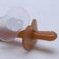 Full Silicone Baby Hand Brush Silica Gel Teether For Baby Children'S Silica Gel Toothbrush Safe Silicone Brush Soft Bristled / Teether CN-1PCS image