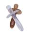 Full Silicone Baby Hand Brush Silica Gel Teether For Baby Children'S Silica Gel Toothbrush Safe Silicone Brush Soft Bristled / Teether CN-1PCS image
