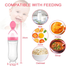 Full Silicone Rice Spoon Feeder 120 ml Plus Fruit Feeder, Full Set of Tools Package image