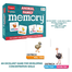 Funskool Games Memory Animal Family Educational Matching Picture Game For Children kids and Family 1-4 players image