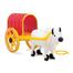 Funskool Giggles Bullock Cart Activity Along Walking Toys Pretend Play Colors For Kids Age 12M Plus image