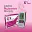 G1 Advance blood glucose Monitor with 10 test strips Alere G1 image