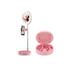 G3 3 In 1 Dimmable LED Ring Light 6 Inch Folding Desktop Selfie Light Mirror Lamp for YouTube Tiktok Live Streaming Makeup - White image