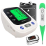 GALAXY Essential Health-check Kit Digital BP Checking Machine, Digital Thermometer and Digital Pulse Oxmeter, Combo of 3 image