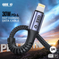 GEEOO 1 Meter Fabrics Cable C-L 30W Fast Charging With Data - DC27C-L image