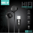 GEEOO TC-555 Type-C Half In-Ear Wired Earphone Black image