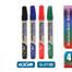 GXIN White Board Marker Refillable - 4 Pcs Multicolor Ink image