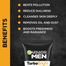 Garnier Men Turbo Bright Anti Pollution Double Action Face Wash 100 gm image