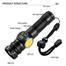 GearUP K60 Rechargeable Flashlight 10W COB, LED Torchlight image