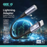 GEEOO Lightning to 3.5mm Jack Supports Music - AD5 image