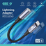 GEEOO Lightning to 3.5mm Jack Supports Music - AD5 image