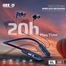 GEEOO 20 Hours Professional Bass ENC Neckband Voice Changer - BL111 image