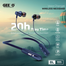 GEEOO 20 Hours Professional Bass ENC Neckband Voice Changer - BL111 image