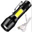 Geepas GP-535 Rechargeable Portable LED Flashlight (Zoom) image