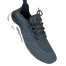 Gents Grey Color Mesh Knitting Lightweight Breathable Slip On Walking Shoes Casual Comfortable Workout Sneakers image