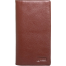 Genuine Leather Long Wallet Brown. image
