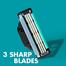Gillette Mach3 Shaving 3-Bladed Cartridges Pack of 4 image