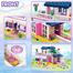 Girls Beach House Building Sets Friends Summer House Building Blocks Seaside Playset image