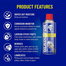 Gladiator De Rust Lubricant GT07 Strongly Heat-Resistant Rust Remover Pray For Motorcycle Car Auto Parts Multipurpose 450ml image