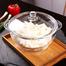 Glass Casserole Oven and Microwave Safe Serving Bowl image