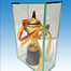 Glass and Plastic Cricket Mini Trophy image