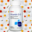 Gnc Vitamin D3 125 mcg 5000 IU – 180 Tablets image