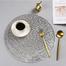 Golden And Silver Table Placemats image
