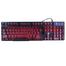 Golden Field Multifunctonal Gaming Keyboard with 3 Colors Switch LED Light image