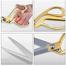 Golden Handle Stainless Steel Tailor Scissors-Medium image