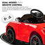 GoodLuck Baybee Electric Ride-On Car with Music, Lights And Remote, Ferra Red image