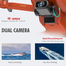 GoolRC SG108 GPS Drone for Adults, 5G WiFi FPV Drone with 4K HD Front Camera and 720P Optical Flow Positioning Camera, Foldable RC Quadcopter with Follow Me, Brushless Motor, Handbag and 2 Batteries image