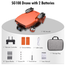 GoolRC SG108 GPS Drone for Adults, 5G WiFi FPV Drone with 4K HD Front Camera and 720P Optical Flow Positioning Camera, Foldable RC Quadcopter with Follow Me, Brushless Motor, Handbag and 2 Batteries image