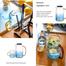 Gradient Glass Teapot, Heatproof Borosilicate Glass Tea Kettle, image