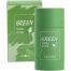 Green Tea Face Mask Stick Natural Nourish Skin Organic Clay Mask Stick Oil Control Moisturizing Brightening Detoxifying Acne Remover image