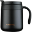 Gteller Stainless Steel Double Walled Insulated Coffee Mug with Lid and Handle 340 ml image