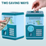 GuDoQi Piggy Bank Cash Coin Money Bank with Music Safe Lock with Password and Fingerprint Unlocking Simulation image
