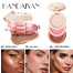 HANDAIYAN 3 In 1 Matte Highlighter Contouring Blush Palette Pearly Shiny Eyeshadow-#01 image