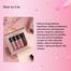 HANDAIYAN 4 Colors/box Matte Liquid Lipstick Kit Women Makeup Set Matt Lipstick Lips Make Up image