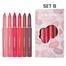 HANDAIYAN 6PCS Lipliner Pencil Lip Makeup Lipstick Pencils Waterproof Lip liner Lady Charming Lip Liner Set-B image