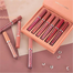 HANDAIYAN 6 Colors Long Lasting Velvet Lips Tint Liquid Lipsticks Waterproof Non-Stick Cup Lipgloss Gift Set (A) image