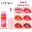 HANDAIYAN 6 Colors Moisturizer Lip Tint Waterproof Dual-use Non-Stick Cup Natural Lips Cheeks Liquid Lipstick Blush Velvet Matte Lip Gloss image