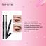 HANDAIYAN Waterproof Eyeshadow Pen Eyeliner Eyebrow Pencil EYEBROW ENHANCING PEN WATERPROOF -(04 Dark Brown) image