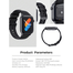 HAVIT M9034 Ip67 Waterproof Bluetooth Calling Smart Watch-Black image