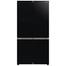 HITACHI R-WB700VPB2-GBK Top Mount Four Door Refrigerator 640L Glass Black image