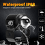 HJG 2 Piece Mini Fog Light 2 Color With Setup Clamps And Bolts Black image
