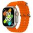 HK8 Pro Max Ultra AMOLED Display Smart Watch – Orange Color image