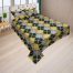 HOMETEX Blue Box Borfi Bed Sheet - HTK10074 image